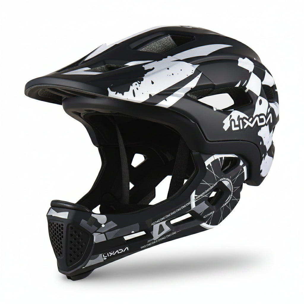 Casque mentonnière amovible enfant RACE