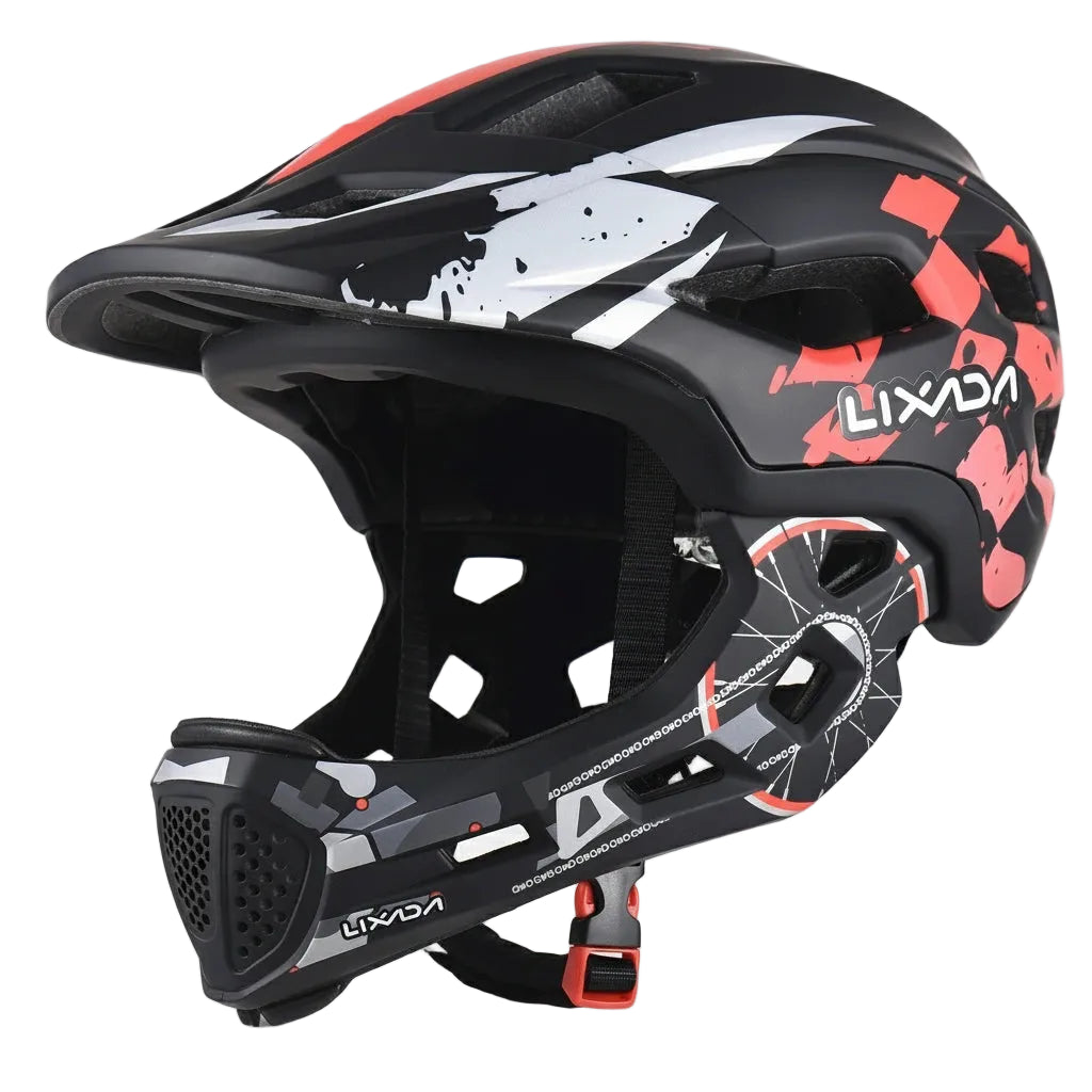 Casque mentonnière amovible enfant RACE