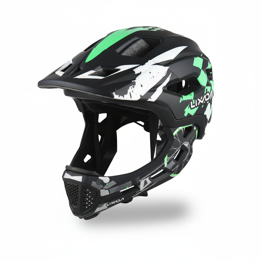 Casque mentonnière amovible enfant RACE