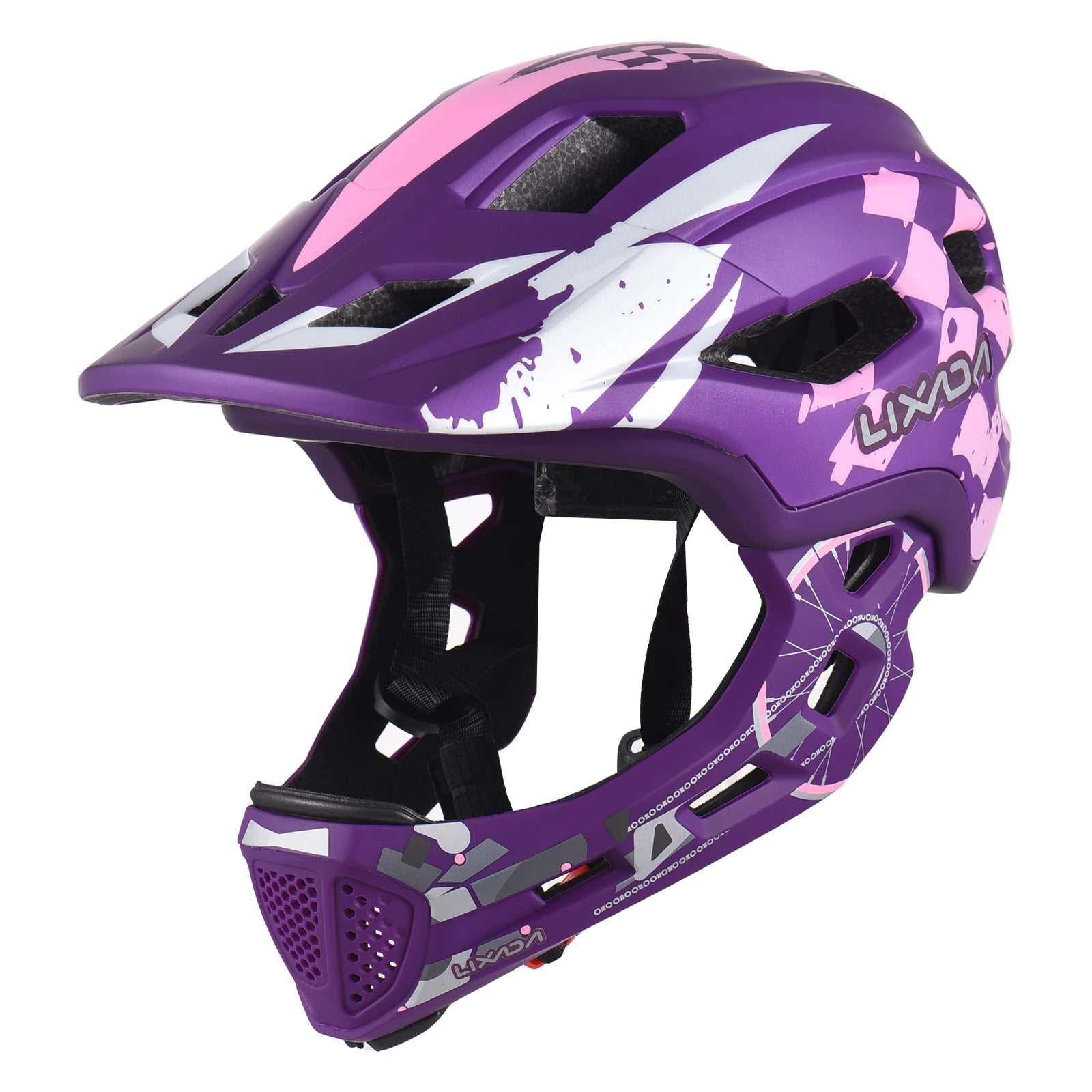 Casque mentonnière amovible enfant RACE