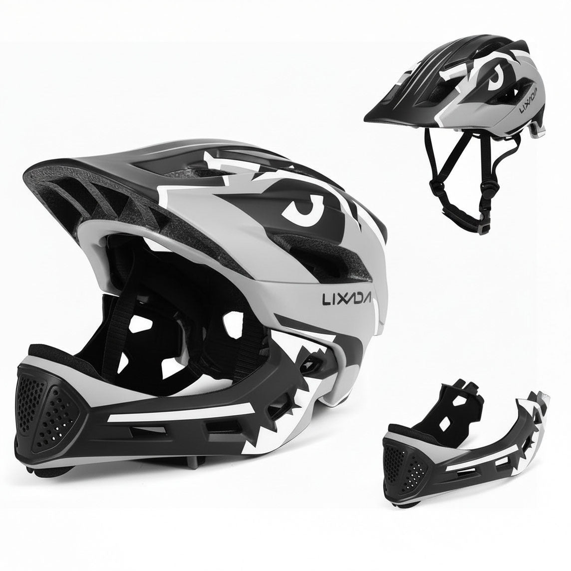 Casque mentonnière amovible enfant SHARK