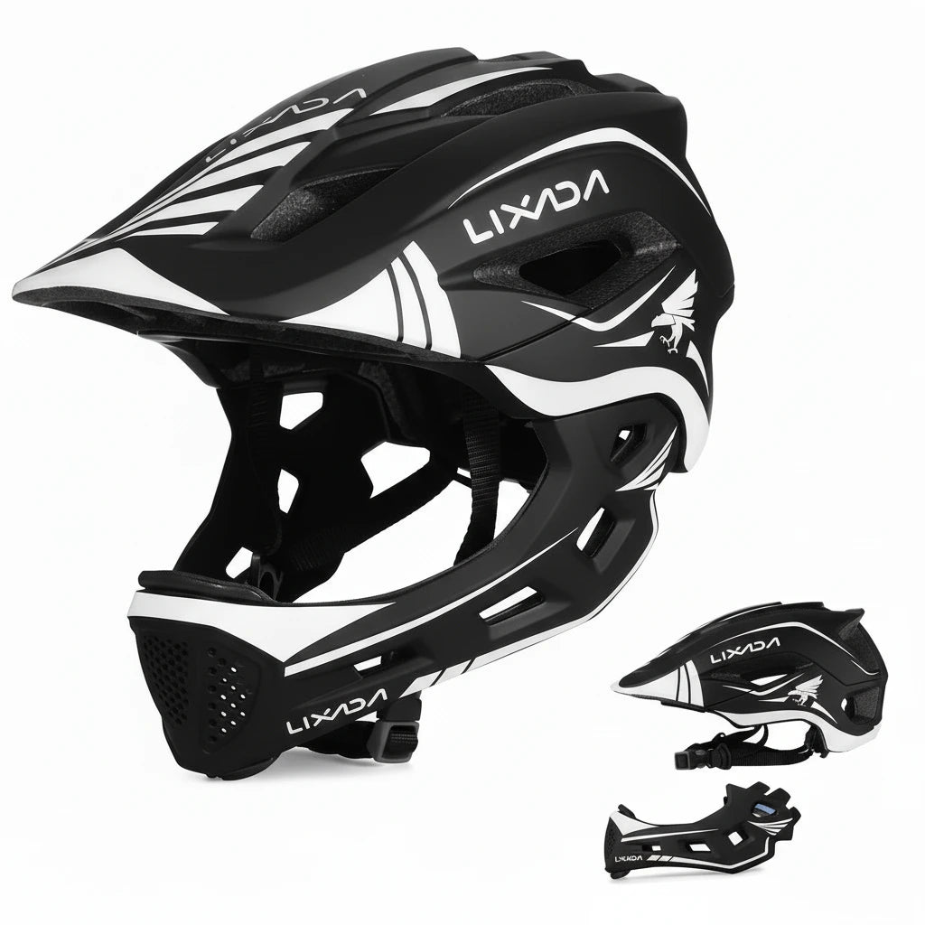 Casque mentonnière amovible enfant SPEED